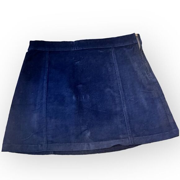 J. Crew Crewcuts Navy Corduroy Skirt Size 16 NWT - Picture 2 of 4